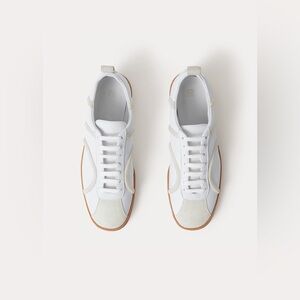 Toteme leather sneaker Off-White US 7.5